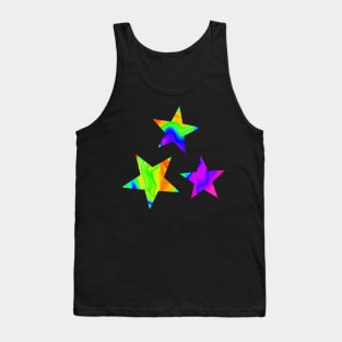 Rainbow stars Tank Top